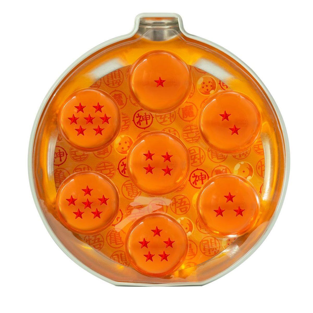 Dragon Ball Z Dragon Balls with Radar Tin Prop Replica Set
