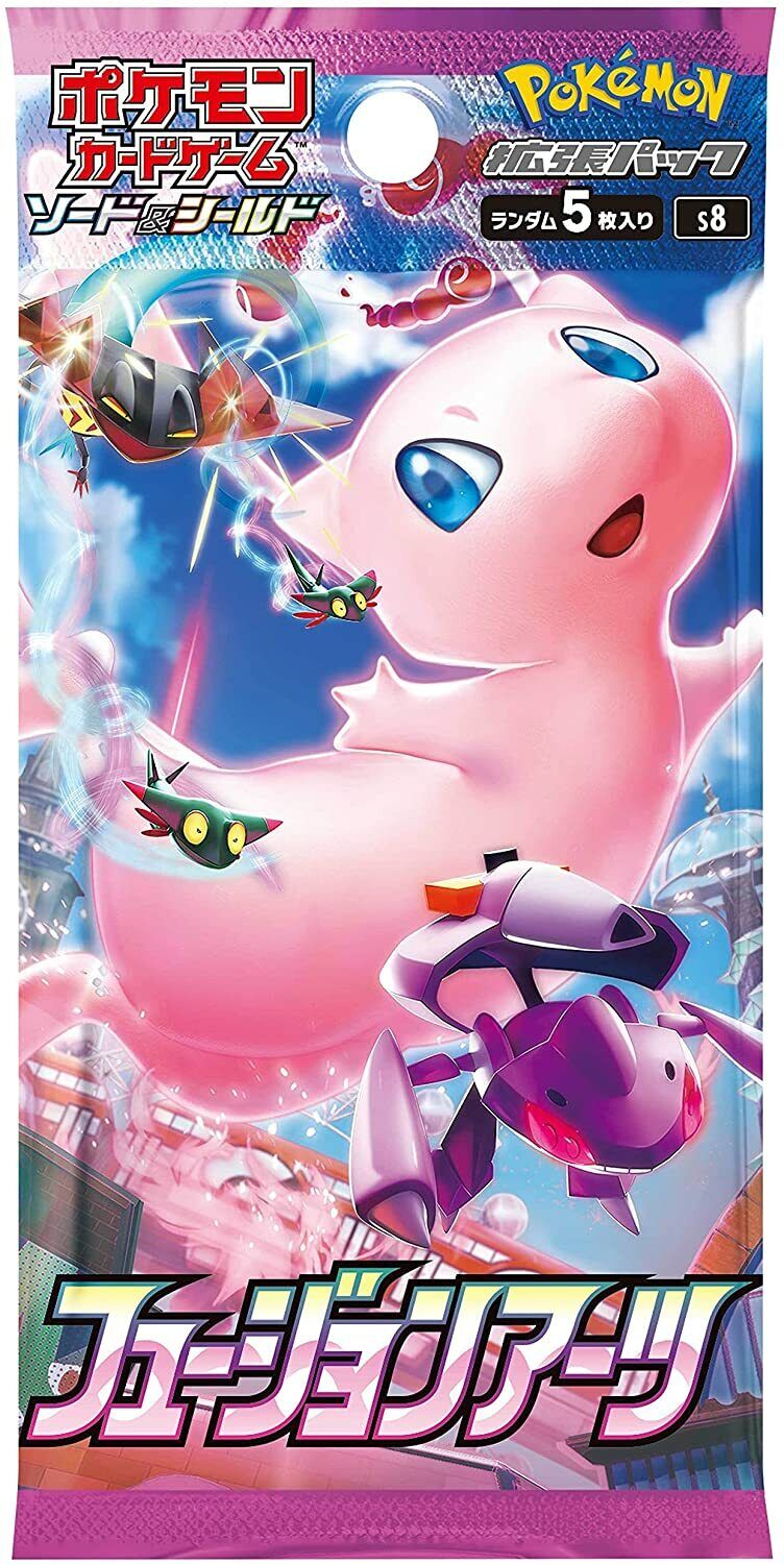 Pokemon Japanese Card Sword & Shield Fusion Arts Mew Booster Pack Tokyo Panda Shop Pokemon Japanese Card Sword & Shield Fusion Arts Mew Booster Pack Tokyo Panda Shop