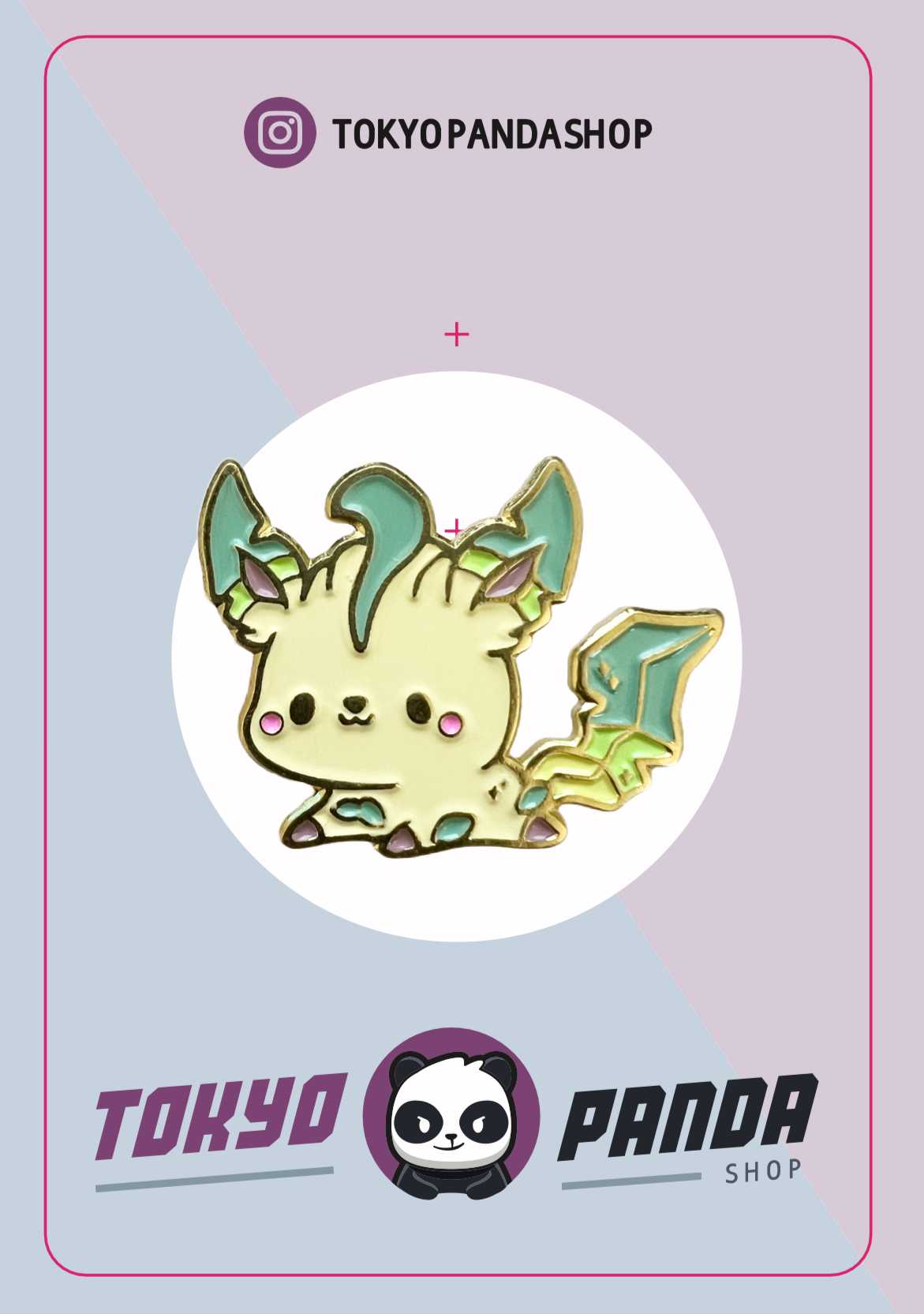 Pokemon Leafeon Enamel Pin Badge