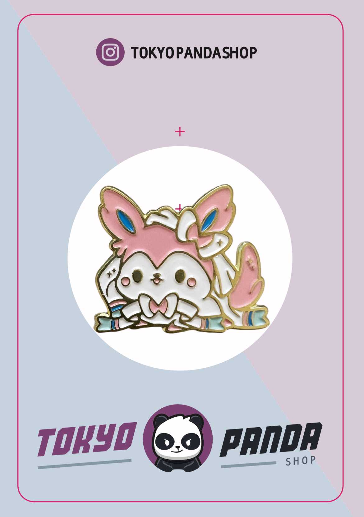 Pokemon Sylveon Enamel Pin Badge