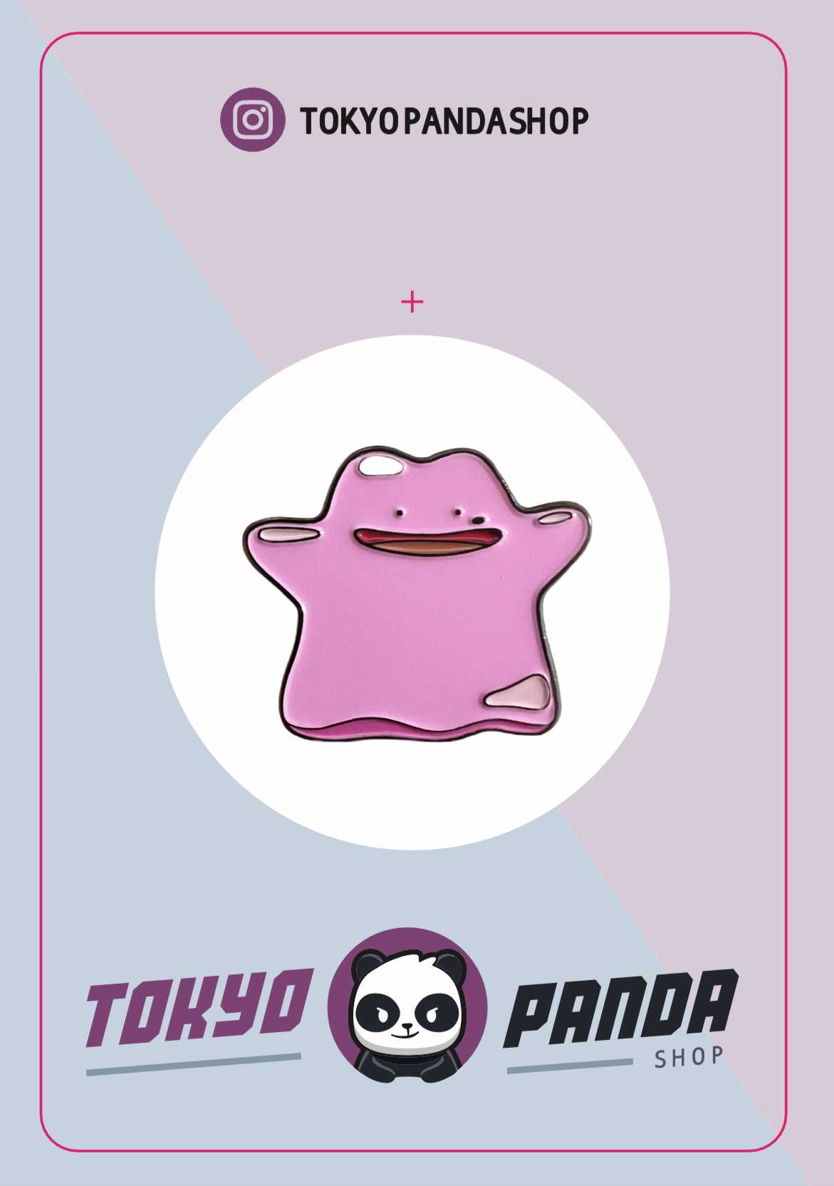 Ditto Pokémon Enamel Pin