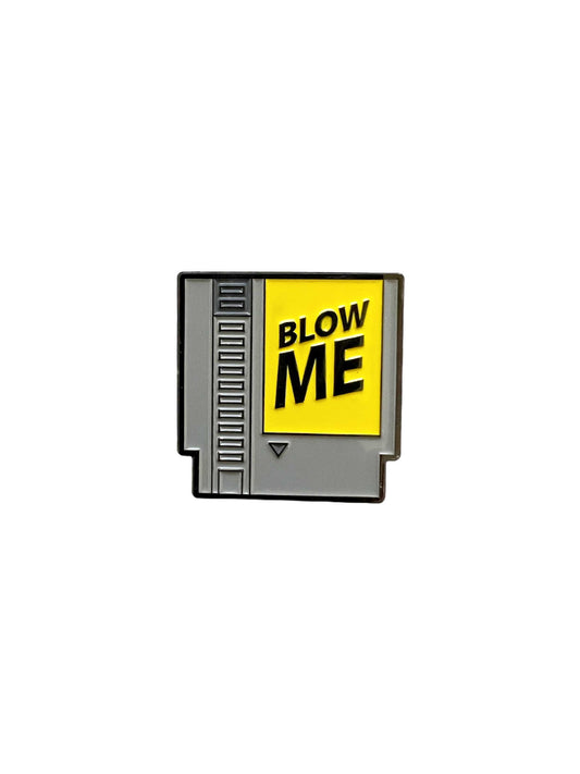 Blow Me Floppy Disk Enamel Pin Badge