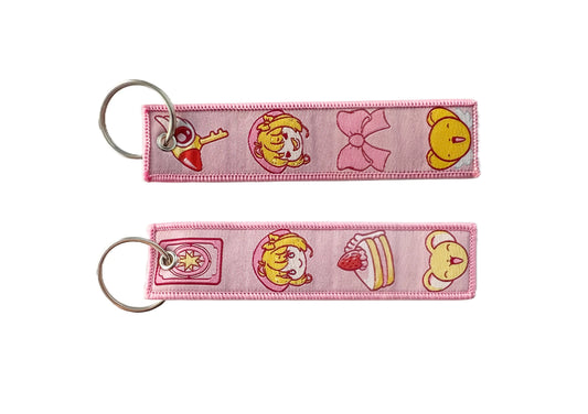 Sakura Cardcaptor anime Fabric Keychain 1 pcs