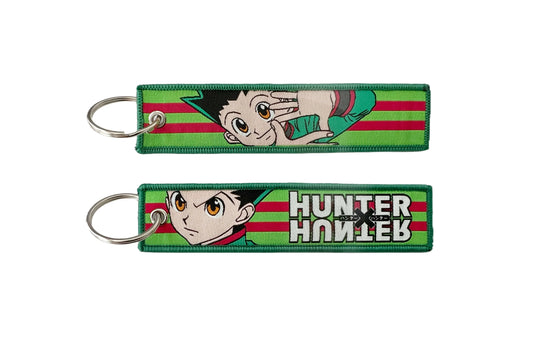 Japanese Anime Hunter x Hunter Fabric Keychain Embroidered 1 pcs