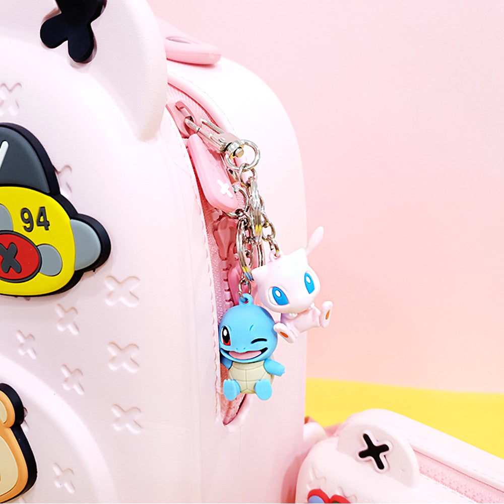 Pokemon Figure Keychain with Keyring