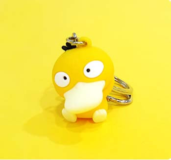 psyduck figure keychain