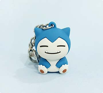 snorlax figure keychain backpack